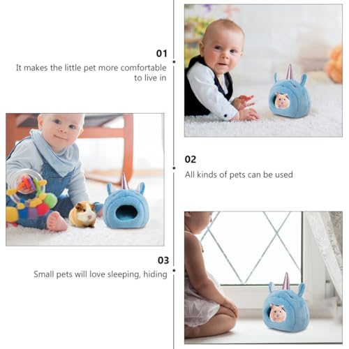 TOGEVAL Plüsch Hamster Kuschelhöhle Warmes Nest für Kleine Haustiere Wie Kaninchen Chinchillas Meerschweinchen Weiches Winddichtes Schlafhaus für Gemütlichen Rückzugsort Zufällige Farbe TOGEVAL Plüsch Hamster Kuschelhöhle Warmes Nest für Kleine Haustiere Wie Kaninchen Chinchillas Meerschweinchen Weiches Winddichtes Schlafhaus für Gemütlichen Rückzugsort Zufällige Farbe von TOGEVAL