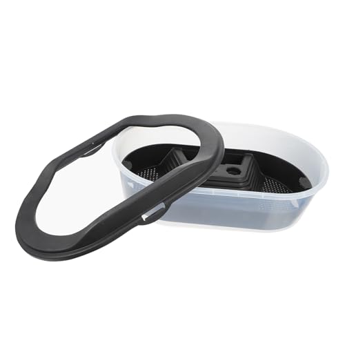 TOGEVAL Praktisches Kunststoff Schildkröten Terrarium mit Großem Fassungsvermögen Langlebiges Tortoise Breeding Case für Zuhause Transparentes Reptilien Becken mit Wasserdurchlässigem TOGEVAL Praktisches Kunststoff Schildkröten Terrarium mit Großem Fassungsvermögen Langlebiges Tortoise Breeding Case für Zuhause Transparentes Reptilien Becken mit Wasserdurchlässigem von TOGEVAL