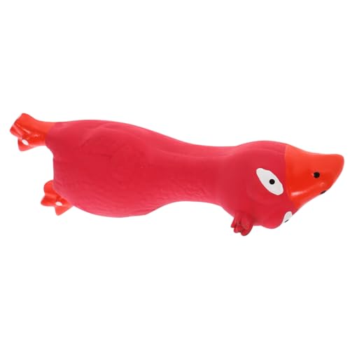 TOGEVAL Pet Chewing Toy Interaktives Hunde-kauspielzeug Aus Natürlichem Latex Form Eines Quietschenden Huhns Für Kleine Bis Mittelgroße Hunde Fördert Spiel Und Zahnpflege TOGEVAL Pet Chewing Toy Interaktives Hunde-kauspielzeug Aus Natürlichem Latex Form Eines Quietschenden Huhns Für Kleine Bis Mittelgroße Hunde Fördert Spiel Und Zahnpflege von TOGEVAL