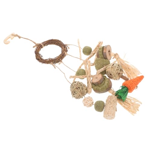 TOGEVAL Papageienspielzeug Vogelkauspielzeug Rattan-Schredder-Vogelspielzeug kreatives Design für Papageien Vögel Hängespielzeug TOGEVAL Papageienspielzeug Vogelkauspielzeug Rattan-Schredder-Vogelspielzeug kreatives Design für Papageien Vögel Hängespielzeug von TOGEVAL