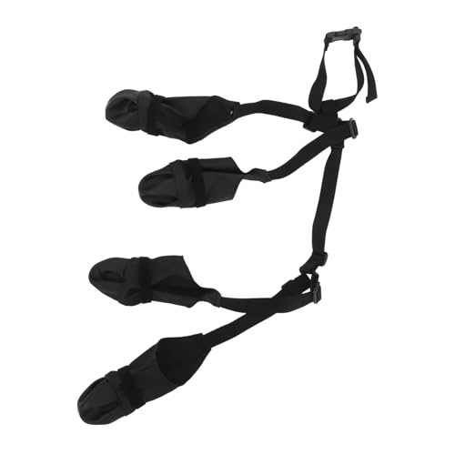 TOGEVAL Verstellbare Wanderstiefel Für Hunde/mittelgroße Hunde Schnee- Und Regenfest Atmungsaktive Schuhe von TOGEVAL