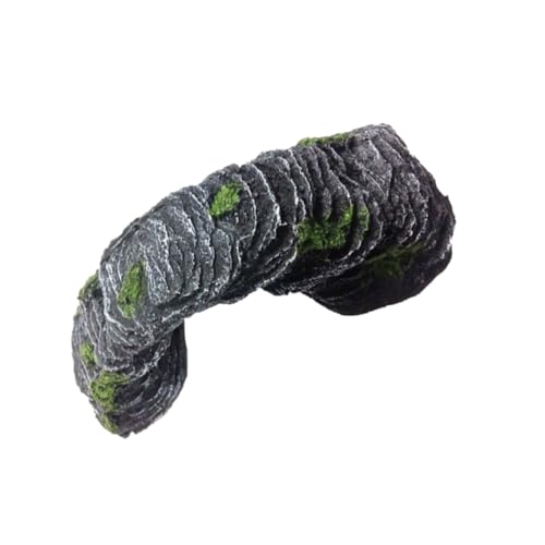 TOGEVAL Resin Schildkrötenplattform mit Kletterrampe und Versteck für Aquarium Umweltfreundlich Große Oberfläche für Sonnenbad Geeignet für Terrarien und Fischbecken Dekoration von TOGEVAL