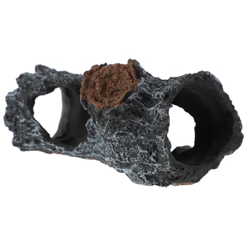 TOGEVAL Robuste Resin Reptilienhöhle mit Natürlichem Baumstamm Design Widerstandsfähig und Farbecht als Versteck und Dekoration für Terrarien mit Schildkröten Eidechsen und TOGEVAL Robuste Resin Reptilienhöhle mit Natürlichem Baumstamm Design Widerstandsfähig und Farbecht als Versteck und Dekoration für Terrarien mit Schildkröten Eidechsen und von TOGEVAL