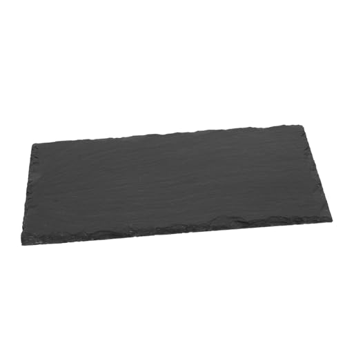 TOGEVAL Schieferplatte Futternapf für Schildkröten und Reptilien Stabiles Dekoratives Futterbecken rutschfeste Futter Ruheplattform Pflegeleicht und Sicher von TOGEVAL