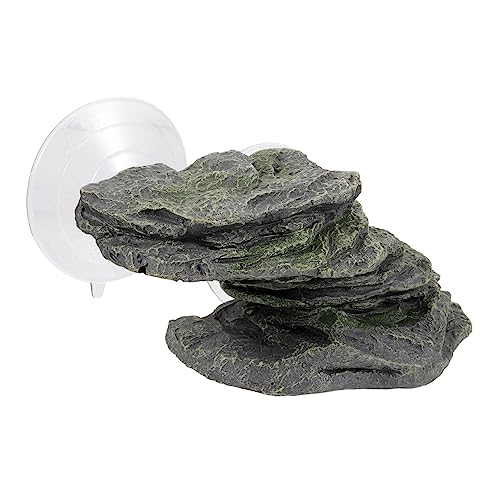 TOGEVAL Schildkröte Felsen Für Aquarien Sonnenplattform Für Reptilien Basking Plattform Für Schildkröten Aquarien Zubehör Landschaft Dekoration Für Schildkröten Tank von TOGEVAL