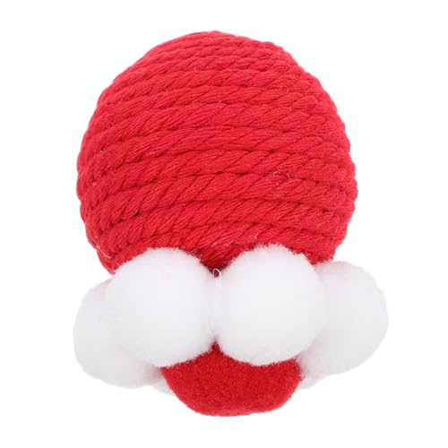 TOGEVAL Sisal Ball Katzen Spielzeug Sisalball-katzenkratzer Sisalkugel Für Katzen Katzenseilbälle Katzenspielzeug Mit Katzenminze Kätzchen Beißspielzeug Kätzchen Spielzeug Baumwollseil Rot TOGEVAL Sisal Ball Katzen Spielzeug Sisalball-katzenkratzer Sisalkugel Für Katzen Katzenseilbälle Katzenspielzeug Mit Katzenminze Kätzchen Beißspielzeug Kätzchen Spielzeug Baumwollseil Rot von TOGEVAL