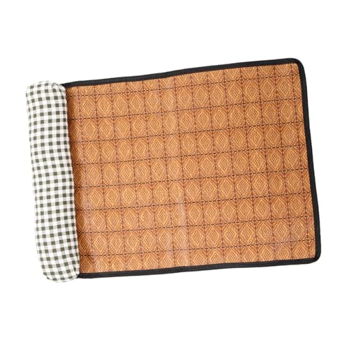 TOGEVAL Sommer Kühlmatte für Haustiere aus Atmungsaktivem Eisfasermaterial Weiche Hundeschlafmatte und Katzen Cooling Pad Praktische Langlebige Schadstofffreie Schlafunterlage Passend von TOGEVAL