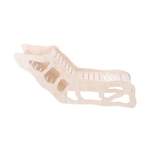 TOGEVAL Elegantes Hamsterhaus aus Holz Landschaftsbau großes Versteck aus Holz für Hamster Eichhörnchen Lebensraum für Meerschweinchen Spielzeug TOGEVAL Elegantes Hamsterhaus aus Holz Landschaftsbau großes Versteck aus Holz für Hamster Eichhörnchen Lebensraum für Meerschweinchen Spielzeug von TOGEVAL