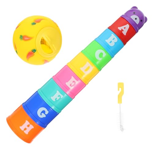 TOGEVAL Stapelbecher für Kaninchen aus Glattem Kunststoff Inklusive Reinigungsset Stapelbares Design zur Platzsparenden Aufbewahrung Vielseitig als Futter und Snackbecher für TOGEVAL Stapelbecher für Kaninchen aus Glattem Kunststoff Inklusive Reinigungsset Stapelbares Design zur Platzsparenden Aufbewahrung Vielseitig als Futter und Snackbecher für von TOGEVAL