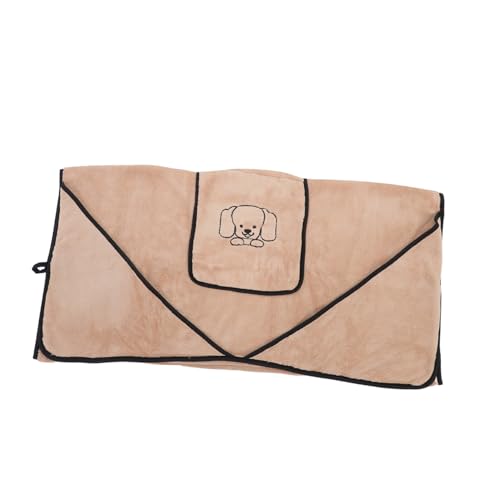 TOGEVAL Superabsorbierendes Haustier Badetuch Dickem Korallfleece mit Handtaschen Schnelltrocknende Warme Decke für Hunde und Katzen und Ergonomisch für Pflege und Trocknung TOGEVAL Superabsorbierendes Haustier Badetuch Dickem Korallfleece mit Handtaschen Schnelltrocknende Warme Decke für Hunde und Katzen und Ergonomisch für Pflege und Trocknung von TOGEVAL