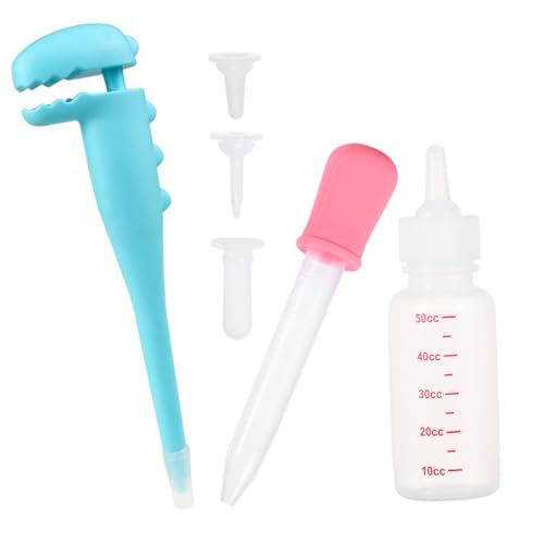 TOGEVAL Teiliges Kitten Fütterungsflaschen für Neugeborene mit Nippeln Vielseitig für Kätzchen Welpen und Kleine Haustiere Ergonomisch Einfach zu Bedienen Geeignet für Milch und TOGEVAL Teiliges Kitten Fütterungsflaschen für Neugeborene mit Nippeln Vielseitig für Kätzchen Welpen und Kleine Haustiere Ergonomisch Einfach zu Bedienen Geeignet für Milch und von TOGEVAL