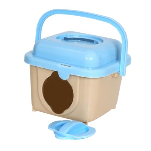 TOGEVAL Tragbare Hamster Transportbox aus Hochwertigem Kunststoff Kompakter Kleintierkäfig Leichter Handlicher Haustierkäfig für Hamster Igel und Kleine Tiere Farblich Zufällige Farbe TOGEVAL Tragbare Hamster Transportbox aus Hochwertigem Kunststoff Kompakter Kleintierkäfig Leichter Handlicher Haustierkäfig für Hamster Igel und Kleine Tiere Farblich Zufällige Farbe von TOGEVAL