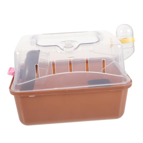 TOGEVAL Tragbarer Kleintierkäfig mit Dach und Wasserflasche Outdoor Transportbox für Hamster Meerschweinchen Rennmäuse Kompakter Leichter Haustierkäfig für Reisen und Ausflüge TOGEVAL Tragbarer Kleintierkäfig mit Dach und Wasserflasche Outdoor Transportbox für Hamster Meerschweinchen Rennmäuse Kompakter Leichter Haustierkäfig für Reisen und Ausflüge von TOGEVAL