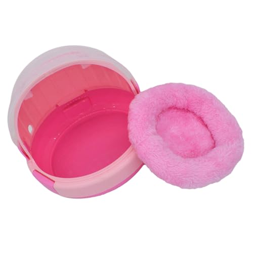 TOGEVAL Tragbarer Papagei Reisekäfig mit Abnehmbarer Basis Leichter Kleintier Transportbox für Wellensittiche Babyvögel Hamster für Ausflüge Tierarztbesuche mit Atmungsaktivem Design und von TOGEVAL