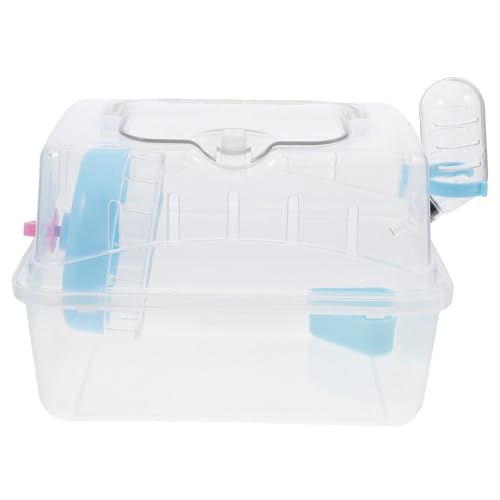 TOGEVAL Transparenter Hamsterkäfig mit Sicherem Verschluss Tragbarer Kleintier transportkäfig für Hamster Meerschweinchen und Igel Inklusive Futter Wassernapf für Ausflüge und Reisen TOGEVAL Transparenter Hamsterkäfig mit Sicherem Verschluss Tragbarer Kleintier transportkäfig für Hamster Meerschweinchen und Igel Inklusive Futter Wassernapf für Ausflüge und Reisen von TOGEVAL