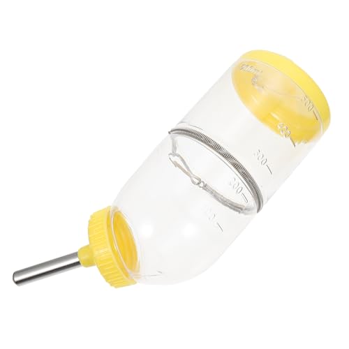 TOGEVAL Hamster-wasserflasche Aus Plastik Für Chinchilla-Flasche Praktische Hamster-tränke Haustier-zubehör Mit Großem Fassungsvermögen Für Täglichen Bedarf von TOGEVAL