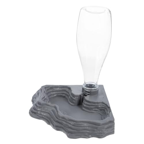 TOGEVAL Reptilien-trinkbrunnen Aus Kunststoff Für Schildkröten Und Echsen Automatischer Wasserspender Einzigartiges Design Kippsicher Und Einfach Zu Reinigen von TOGEVAL