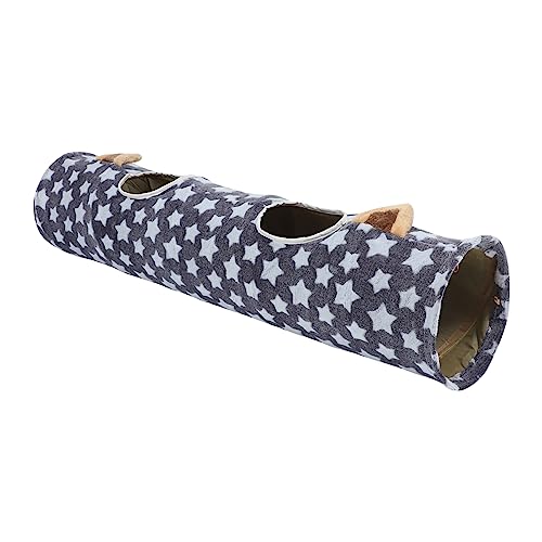 TOGEVAL Tunnelspielzeug für Katzen intelligentes Katzenspielzeug Kätzchenträger Katzenrad Faltbarer katzentunnel Katzen bettchen Tragbares Katzenspielzeug Cat-Röhren und Tunnel Plüsch Grey TOGEVAL Tunnelspielzeug für Katzen intelligentes Katzenspielzeug Kätzchenträger Katzenrad Faltbarer katzentunnel Katzen bettchen Tragbares Katzenspielzeug Cat-Röhren und Tunnel Plüsch Grey von TOGEVAL