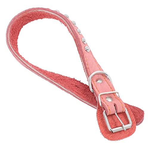 TOGEVAL Verstellbares Hautfreundliches Hundehalsband für Welpen Retro Stil und Sicher und Partys für Kleine und Mittelgroße von TOGEVAL