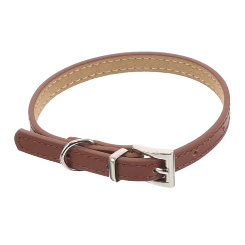 TOGEVAL Verstellbares Komfortables Hundehalsband für Kleine Hunde und Katzen Atmungsaktiv Leicht Stylisches Haustierhalsband S Komfortabel für Outdoor und Alltag Modisches Accessoire von TOGEVAL