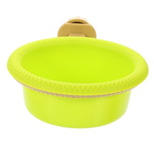 TOGEVAL Vogelbad zum Aufhängen Kunststoff Vogeltränke Stabile Futter Bade Schale für Papageien Kanarienvögel Gartendeko Draußen Vogelbad Zubehör von TOGEVAL