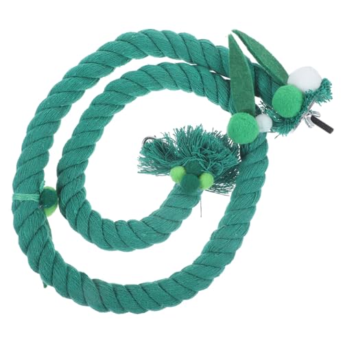 TOGEVAL Papagei Stehseil Papagei Schaukelseil Vogel Sitzstange Seil Papagei Spielzeug Vogel Kletterseil Zubehör TOGEVAL Papagei Stehseil Papagei Schaukelseil Vogel Sitzstange Seil Papagei Spielzeug Vogel Kletterseil Zubehör von TOGEVAL