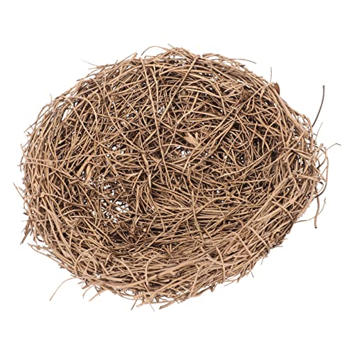 TOGEVAL Dekoratives Vogel-Nest Aus Rattan Handgefertigte Deko Für Zuhause Künstliches Nest Für Ostern Garten Realistische Und Langlebige Gestaltung Fotorequisit Wohnaccessoire TOGEVAL Dekoratives Vogel-Nest Aus Rattan Handgefertigte Deko Für Zuhause Künstliches Nest Für Ostern Garten Realistische Und Langlebige Gestaltung Fotorequisit Wohnaccessoire von TOGEVAL