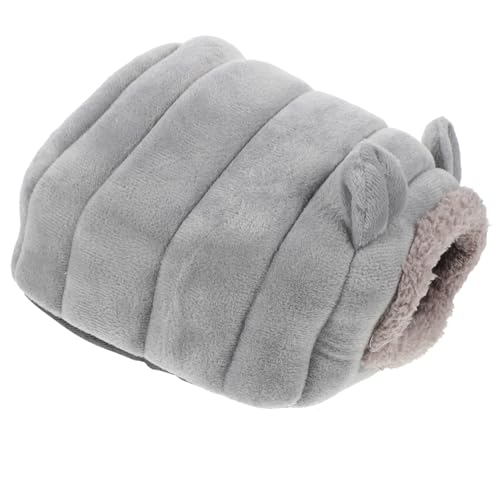 TOGEVAL Warmer Hamsternest aus Atmungsaktivem mit Dicker Umrandung Kleines Haustier schlafbett für Hamster Chinchillas Kaninchen Geeignet als Kuschelnest im Käfig Sofa Auto und Zimmer von TOGEVAL