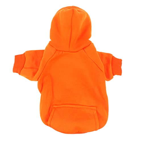 TOGEVAL Pet Hoodie Für Herbst Und Winter Warmer Kapuzenpullover Mit Taschen Für Hunde Orange Für Kaltes Wetter Und Fotos Einfach Auszuziehen TOGEVAL Pet Hoodie Für Herbst Und Winter Warmer Kapuzenpullover Mit Taschen Für Hunde Orange Für Kaltes Wetter Und Fotos Einfach Auszuziehen von TOGEVAL