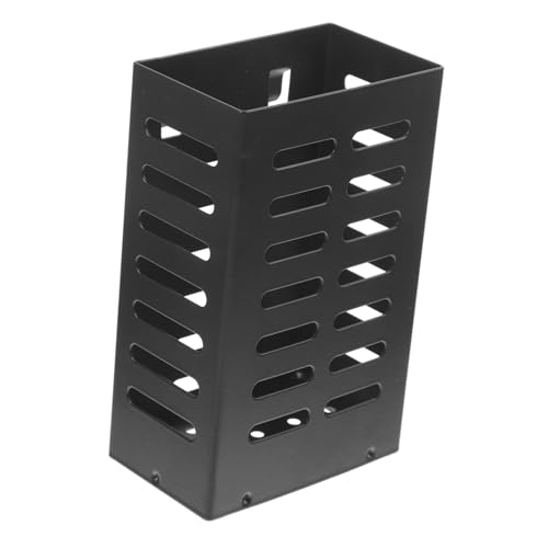 TOGEVAL Wasserpflanzentopf Körbe Aquarium Panzer Luft klopfen Netz Aquarien Landschaft Dekoration Aquatischer Pflanzenkorb Töpfe für Pflanzentank Wurzeltopf Pflanzen Rostfreier Stahl Black von TOGEVAL