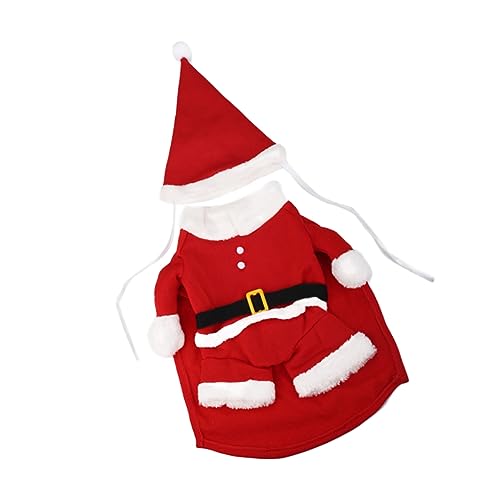 TOGEVAL Weihnachts Hundemantel Set Hunde Kostü Für Weihnachten Santa Claus Umhang Hundekleidung Größe S Rotes Cape Für Haustiere Festliche Hundemode Für Die Feiertage TOGEVAL Weihnachts Hundemantel Set Hunde Kostü Für Weihnachten Santa Claus Umhang Hundekleidung Größe S Rotes Cape Für Haustiere Festliche Hundemode Für Die Feiertage von TOGEVAL