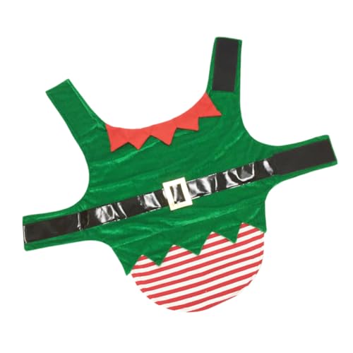 TOGEVAL Weihnachtliches Hundekostüm XL Grün Dog Coat Atmungsaktiv Langlebig Für Festliche Partys und Urlaub von TOGEVAL
