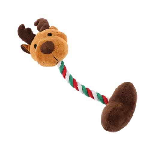 TOGEVAL Quietschendes Hundespielzeug Weihnachtliches Üsch Hundespielzeug Mit Quietscher Kauspielzeug Für Welpen Niedliches Weihnachtsmotiv Rentier Ideal Zum Und Kauen Für Kleine Hunde TOGEVAL Quietschendes Hundespielzeug Weihnachtliches Üsch Hundespielzeug Mit Quietscher Kauspielzeug Für Welpen Niedliches Weihnachtsmotiv Rentier Ideal Zum Und Kauen Für Kleine Hunde von TOGEVAL