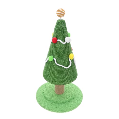 TOGEVAL Weihnachtsbaumkatze Ball Kratzbaum Für Katzen Kratzbaum Für Den Haushalt Katzenpfostenkratzer Vertikaler Kätzchenkratzer Kratzbäume Für Kätzchen Bodenkratzstange Grün Schaum TOGEVAL Weihnachtsbaumkatze Ball Kratzbaum Für Katzen Kratzbaum Für Den Haushalt Katzenpfostenkratzer Vertikaler Kätzchenkratzer Kratzbäume Für Kätzchen Bodenkratzstange Grün Schaum von TOGEVAL