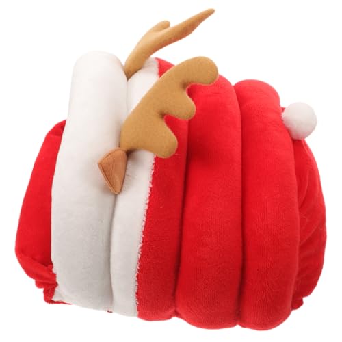 TOGEVAL Weihnachtshamster Nest Rosth Hamster Hideout Hamster Versteck Hamster Haushalt Hamster Versteck Dekorative Hamster Hütte Hamster Kleiner Hamster Hütte von TOGEVAL