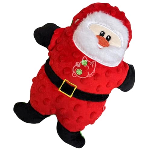 TOGEVAL Weihnachtsmann Hundespielzeug Plüsch Kauspielzeug Für Squeaky Teething Toy Interaktives Spielzeug Für Haustiere Sichere Und Pflegeleichte Spielzeugoption TOGEVAL Weihnachtsmann Hundespielzeug Plüsch Kauspielzeug Für Squeaky Teething Toy Interaktives Spielzeug Für Haustiere Sichere Und Pflegeleichte Spielzeugoption von TOGEVAL