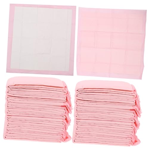 TOGEVAL Windeln für das Hundetraining Windelmatten für Haustiere Welpenunterlagen sofortige Saugfähigkeit waschbar Haustierbedarf 60 x 60 cm Größe L 40 Stück/Packung von TOGEVAL