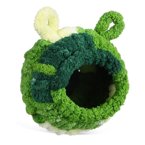 TOGEVAL Winter Parrot Nest aus Samt Mittlere Stabiles Vogelhäuschen mit Schraubbefestigung Warmes Wellensittich und Sittichsnuggle Haus für Vogelkäfig Grün TOGEVAL Winter Parrot Nest aus Samt Mittlere Stabiles Vogelhäuschen mit Schraubbefestigung Warmes Wellensittich und Sittichsnuggle Haus für Vogelkäfig Grün von TOGEVAL