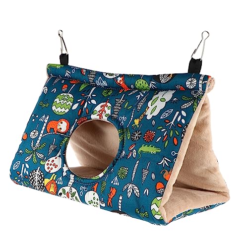 TOGEVAL Triangle Parrot Hammock Baumwolle Winter Bird Nest Für Vögel Und Papageien Hängender Schlafplatz Für Und Wärme Für Käfige Und Äste TOGEVAL Triangle Parrot Hammock Baumwolle Winter Bird Nest Für Vögel Und Papageien Hängender Schlafplatz Für Und Wärme Für Käfige Und Äste von TOGEVAL