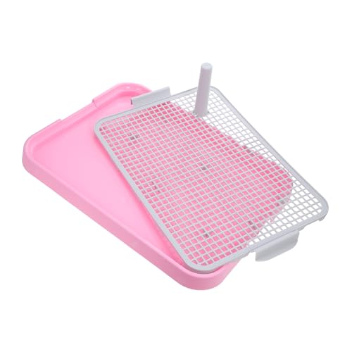 TOGEVAL hundetoilette hundeunterlage Haustier Urinal Hundeklo klein Hundeklo groß Toilette Steht über Toilette hundetopf tablett Pinkelkissenhalter Pee-Pad-Halter aus Mesh Abs Rosa TOGEVAL hundetoilette hundeunterlage Haustier Urinal Hundeklo klein Hundeklo groß Toilette Steht über Toilette hundetopf tablett Pinkelkissenhalter Pee-Pad-Halter aus Mesh Abs Rosa von TOGEVAL