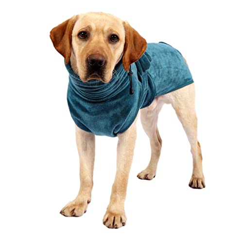 TOGEVAL Schnelltrocknender Bademantel für Haustiere Hundebademäntel zum Trocknen weicher Pyjamas Hundemäntel Bademantel mit Hüftgurt für Hunde TOGEVAL Schnelltrocknender Bademantel für Haustiere Hundebademäntel zum Trocknen weicher Pyjamas Hundemäntel Bademantel mit Hüftgurt für Hunde von TOGEVAL