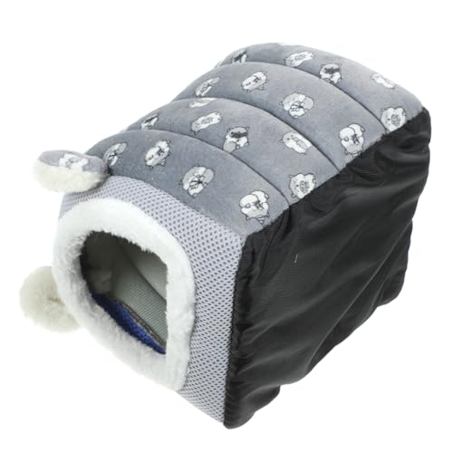 TOGEVAL Kuschelhöhle Für Kleine Tiere Warmes Und Bequemes Hamsterhaus Für Winter Waschbar Und Praktisch Für Hamster Meerschweinchen Und Andere Kleintiere TOGEVAL Kuschelhöhle Für Kleine Tiere Warmes Und Bequemes Hamsterhaus Für Winter Waschbar Und Praktisch Für Hamster Meerschweinchen Und Andere Kleintiere von TOGEVAL