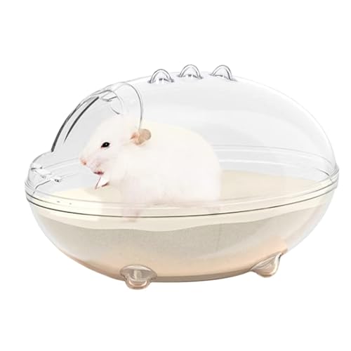 TOKAYIFE Hamster Sandbad, Hamster Bad Hamster Sand Badezimmer Hamstertoilette für Goldene Bären, Gerbil (S) von TOKAYIFE