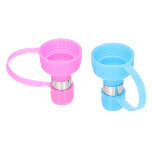 TOKIDNY 2 STÜCK Faltbare Trinkflasche für Hunde Auslaufsichere Wasserspender Kappe Tragbare Haustier Wasserflasche mit Haken für Outdoor Reisen Wandern Welpen und Kleine Hunde TOKIDNY 2 STÜCK Faltbare Trinkflasche für Hunde Auslaufsichere Wasserspender Kappe Tragbare Haustier Wasserflasche mit Haken für Outdoor Reisen Wandern Welpen und Kleine Hunde von TOKIDNY