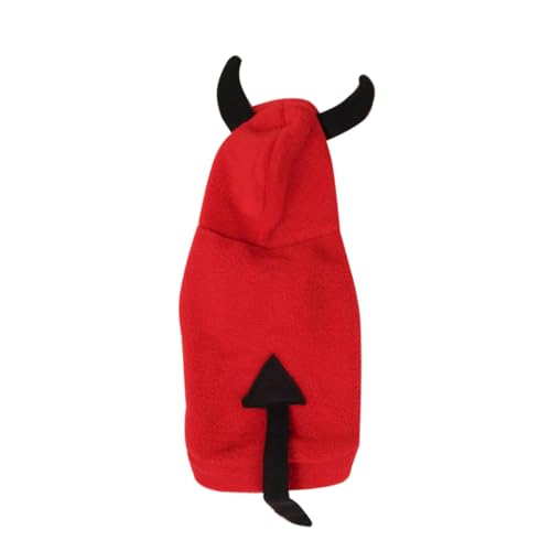 TOKIDNY Halloween Haustierkostüm Dreidimensionaler Teufel XL Bequemes Partyoutfit für Welpen Langlebige Hundekleidung für Besondere Anlässe und Fotosessions TOKIDNY Halloween Haustierkostüm Dreidimensionaler Teufel XL Bequemes Partyoutfit für Welpen Langlebige Hundekleidung für Besondere Anlässe und Fotosessions von TOKIDNY