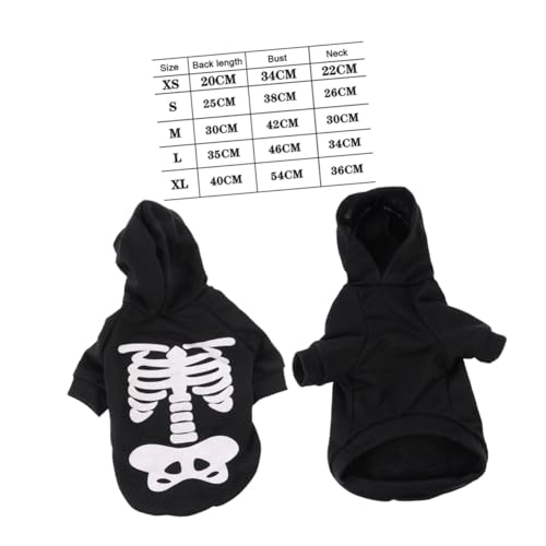 TOKIDNY Halloween Haustierkostüm Xs Leuchtendes Skelettmuster für Kleine Hunde und Katzen Bequemes Leichtes Kostüm für Party Outdoor Waschbar Müheloses An Ausziehen TOKIDNY Halloween Haustierkostüm Xs Leuchtendes Skelettmuster für Kleine Hunde und Katzen Bequemes Leichtes Kostüm für Party Outdoor Waschbar Müheloses An Ausziehen von TOKIDNY