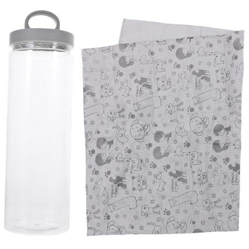 TOKIDNY Schnelltrocknendes Wildleder Haustierhandtuch Saugfähiges Badehandtuch für Hunde und Katzen Hautfreundlich Langlebig Atmungsaktiv zum Schnellen Trocknen Baden von TOKIDNY