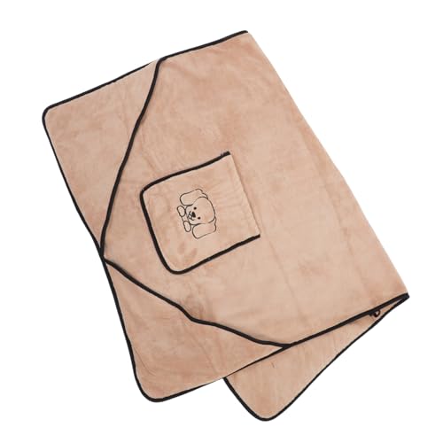 TOKIDNY Superabsorbierendes Haustier Handtuch Dickem Korallenvlies mit Praktischen Taschen Schnelltrocknende Decke für Hunde und Katzen Baden und Trocknen TOKIDNY Superabsorbierendes Haustier Handtuch Dickem Korallenvlies mit Praktischen Taschen Schnelltrocknende Decke für Hunde und Katzen Baden und Trocknen von TOKIDNY