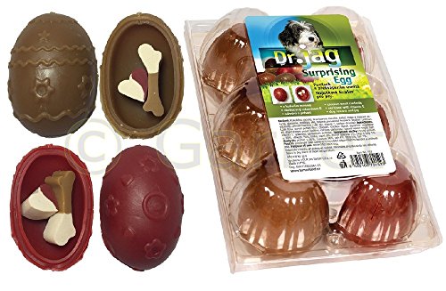 Dr. Jag Surprising Egg Osterei Ostern Ei Überraschung Hunde Leckerli Belohnung Dr. Jag Surprising Egg Osterei Ostern Ei Überraschung Hunde Leckerli Belohnung von TOMMI