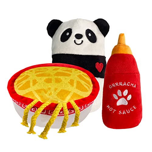 TONBO Niedliches Plüsch-Hundespielzeug (Panda-Kombination) von TONBO